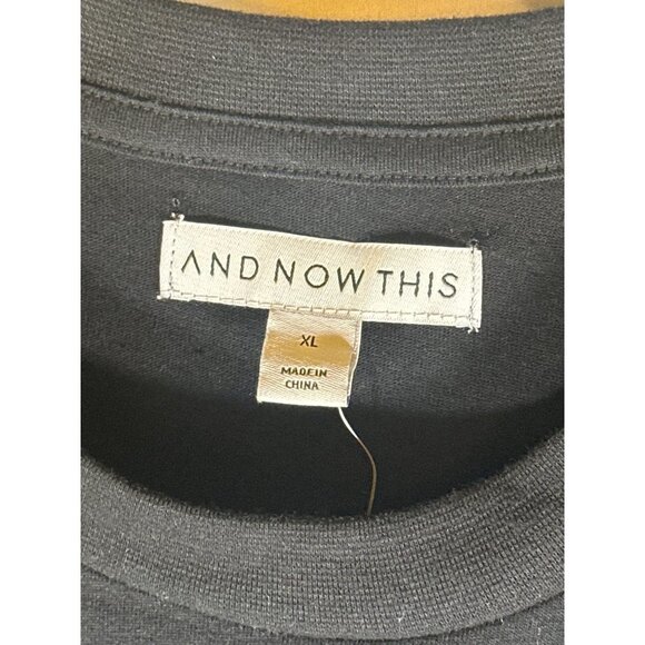 And Now This Mens Oversized-Fit Embroidered Los Angeles T-Shirt, XL, NWT - Picture 2 of 4